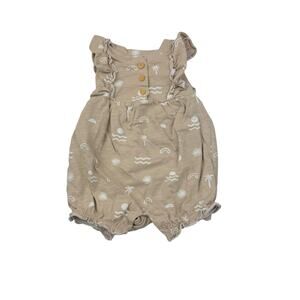 Little Co. Organic Tank Romper, 0/3m